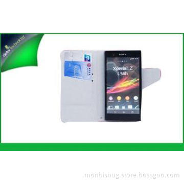 Anti - dust Wallet  Mobile Phone Leather Cases Sony Xperia